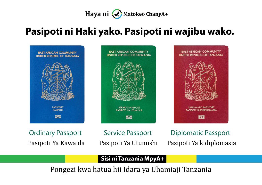 Jinsi ya kupata Passport mpya ya Kielektroniki