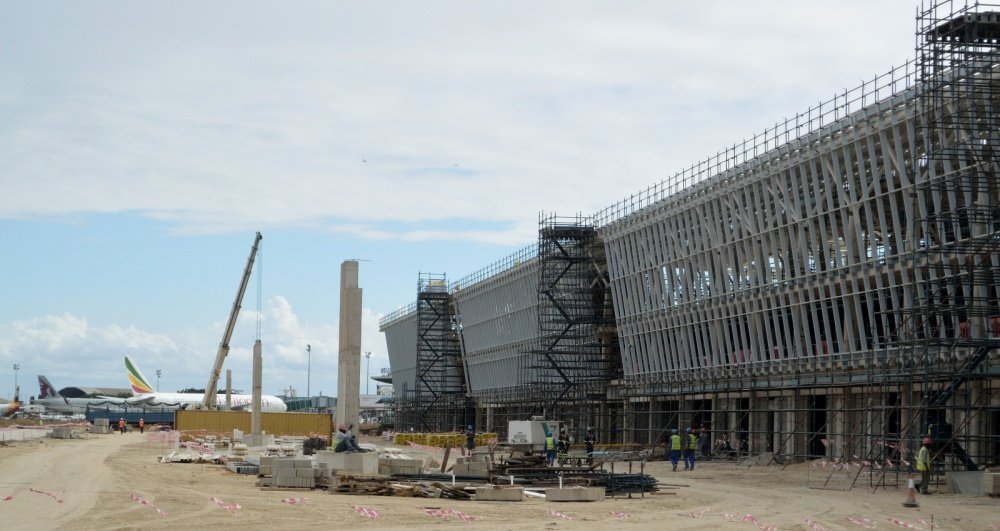 JNIA new terminal 3 construction